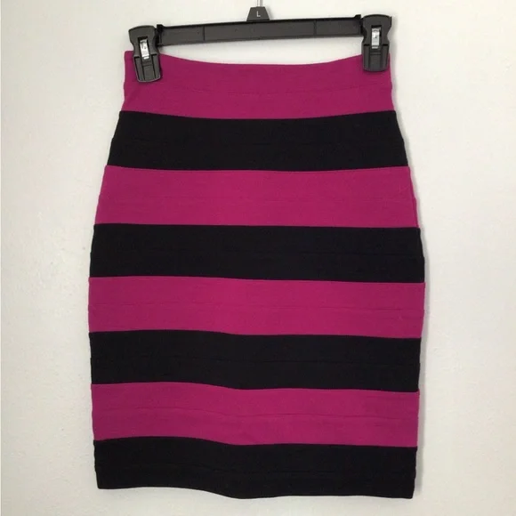 black and pink striped dress In Your Happy Place Striped Pink Striped Dress main image 0